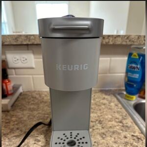 Grey Keurig K-mini single serve